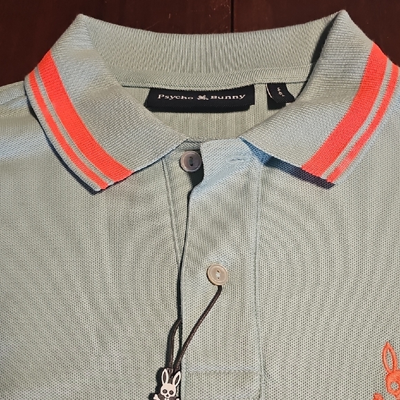 Psycho Bunny Mint Green Polo Shirt - Picture 2 of 14